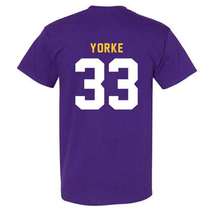 LSU - NCAA Baseball : Zach Yorke - Classic Shersey T-Shirt-1