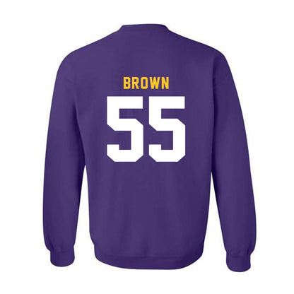 LSU - NCAA Football : Lamar Brown - Classic Shersey Crewneck Sweatshirt-1
