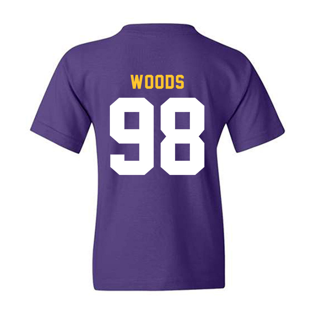 LSU - NCAA Football : Achilles Woods - Classic Shersey Youth T-Shirt-1