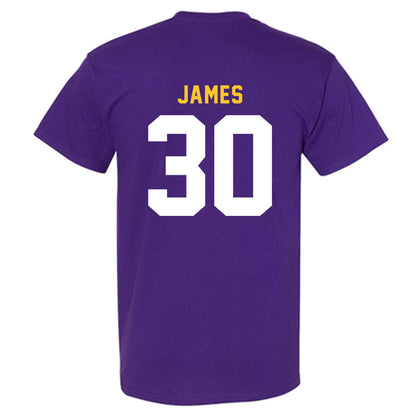 LSU - NCAA Football : Treylan James - Classic Shersey T-Shirt-1