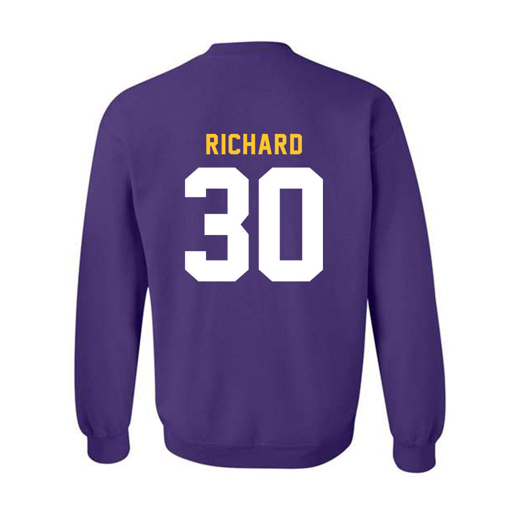 LSU - NCAA Women's Basketball : Jada Richard - Classic Shersey Crewneck Sweatshirt-1