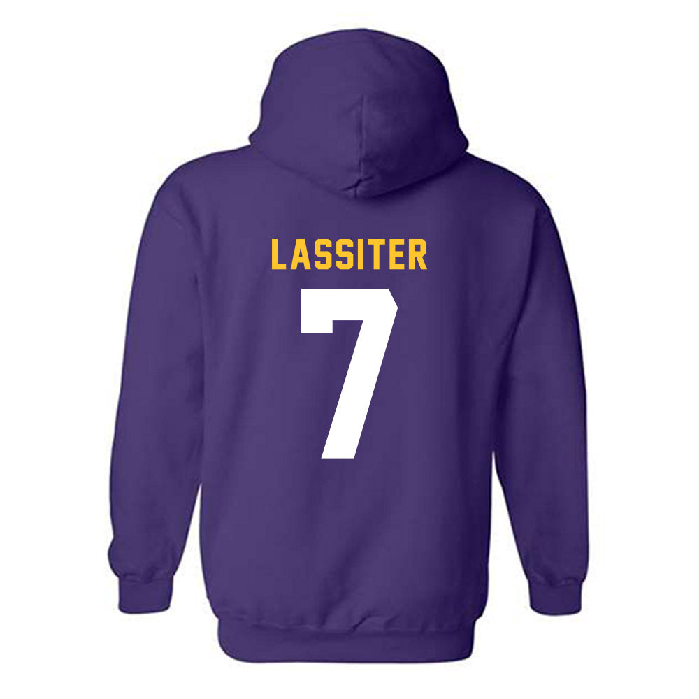 LSU - NCAA Softball : Jalia Lassiter - Classic Shersey Hooded Sweatshirt-1