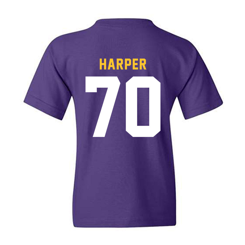 LSU - NCAA Football : Devin Harper - Classic Shersey Youth T-Shirt-1
