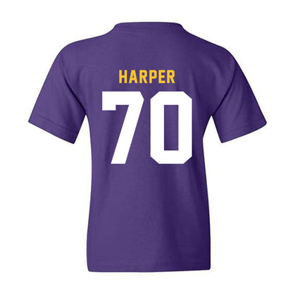 LSU - NCAA Football : Devin Harper - Classic Shersey Youth T-Shirt-1