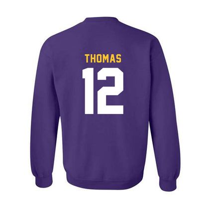 LSU - NCAA Football : Malachi Thomas - Classic Shersey Crewneck Sweatshirt-1