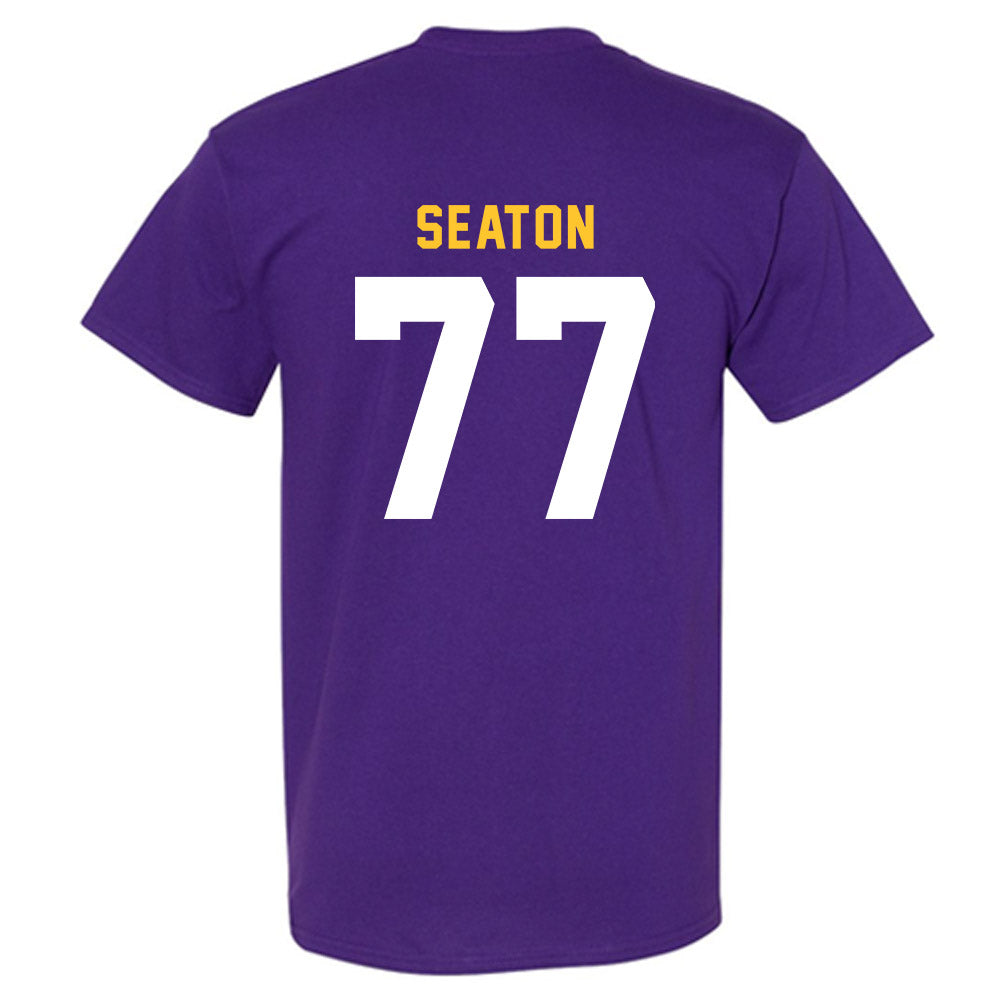 LSU - NCAA Football : Jordan Seaton - Classic Shersey T-Shirt-1