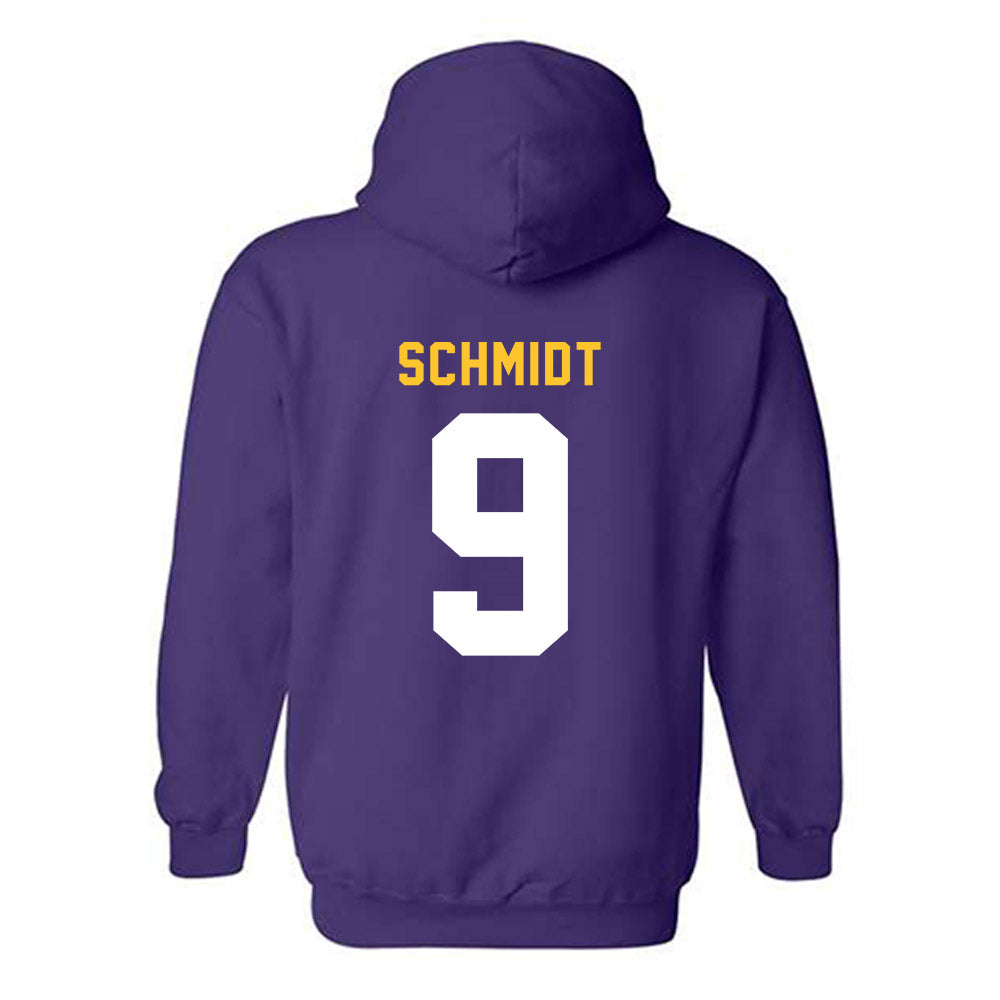 LSU - NCAA Baseball : William Schmidt - Classic Shersey Hooded Sweatshirt-1