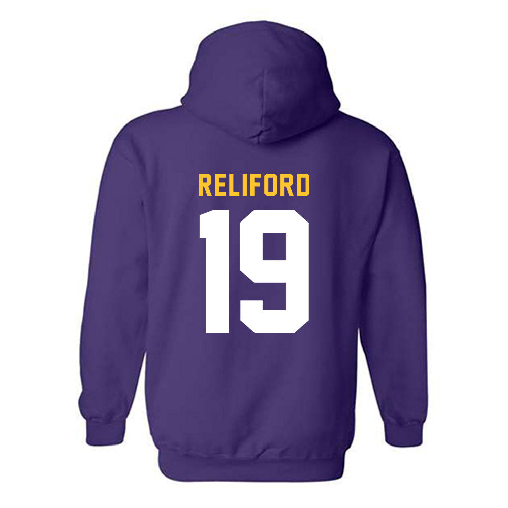 LSU - NCAA Football : Gabriel Reliford - Classic Shersey Hooded Sweatshirt-1
