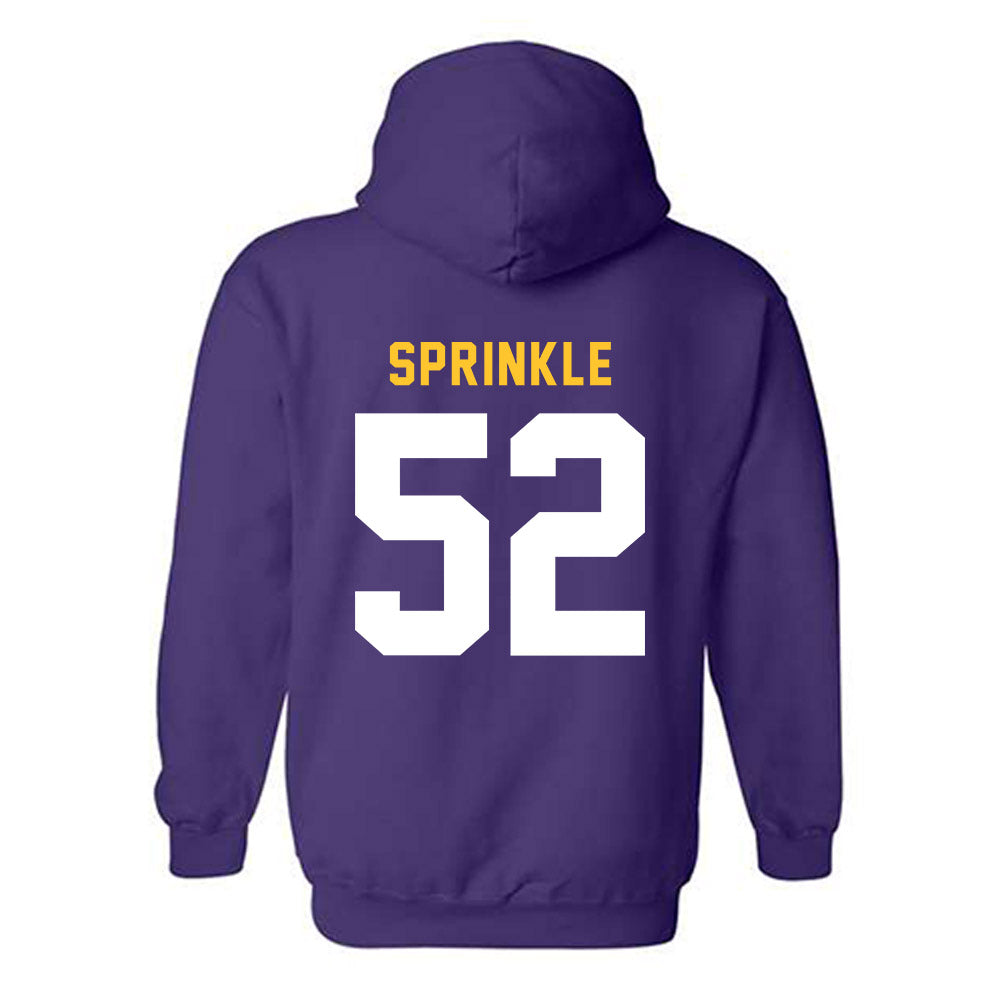 LSU - NCAA Football : Jaquan Sprinkle - Classic Shersey Hooded Sweatshirt-1