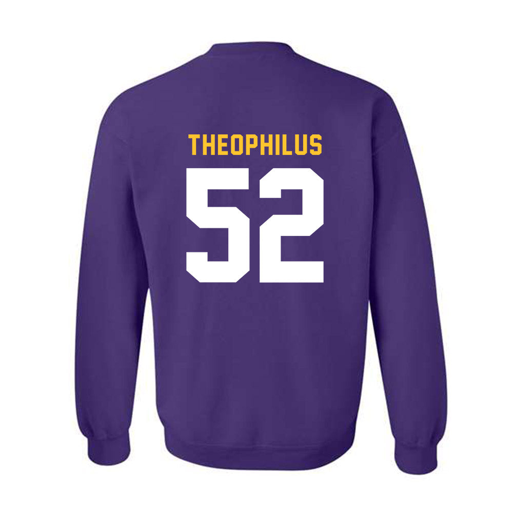 LSU - NCAA Baseball : Zion Theophilus - Classic Shersey Crewneck Sweatshirt-1