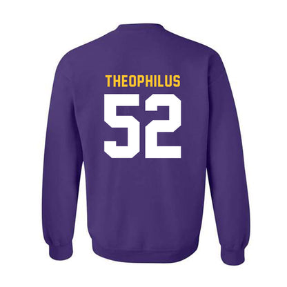 LSU - NCAA Baseball : Zion Theophilus - Classic Shersey Crewneck Sweatshirt-1
