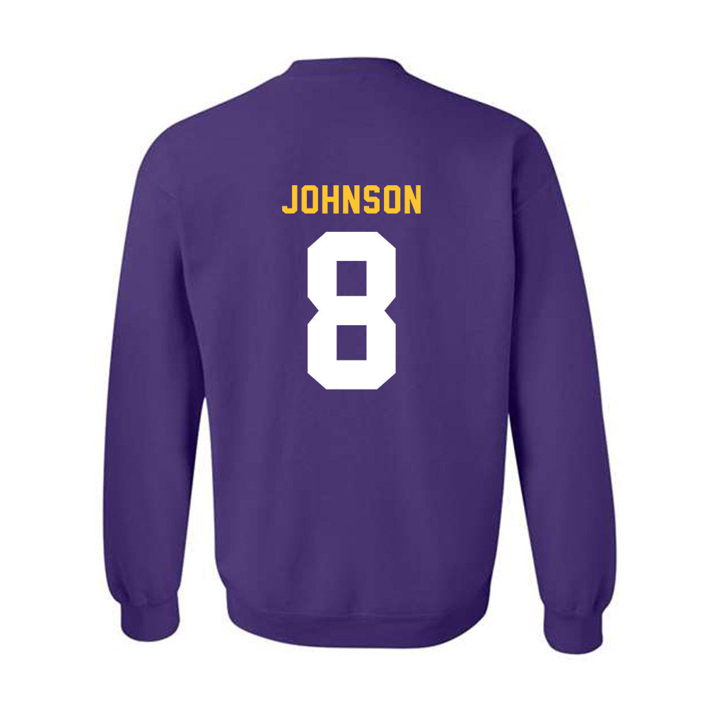 LSU - NCAA Football : Jujuan Johnson - Classic Shersey Crewneck Sweatshirt-1