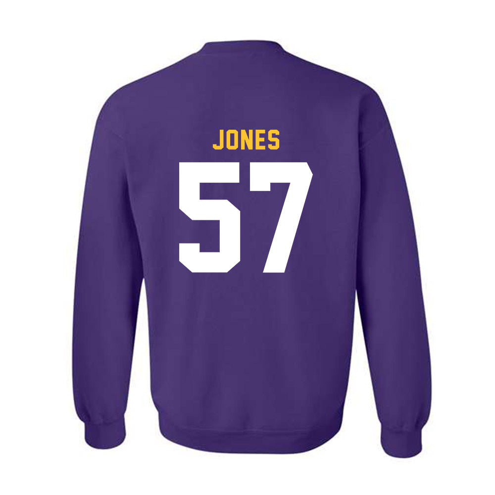 LSU - NCAA Football : Jakolby Jones - Classic Shersey Crewneck Sweatshirt-1