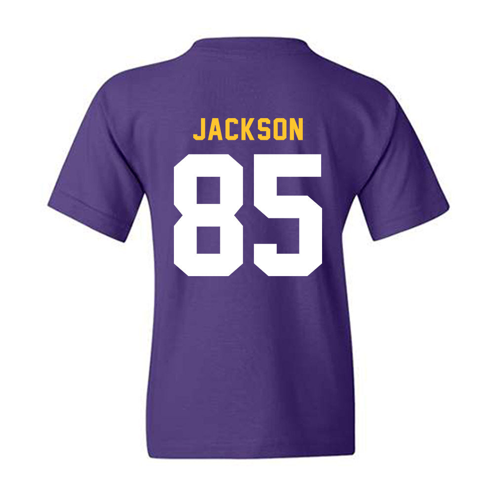 LSU - NCAA Football : Josh Jackson - Classic Shersey Youth T-Shirt-1