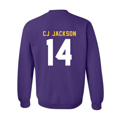 LSU - NCAA Football : Christopher "CJ" Jackson - Classic Shersey Crewneck Sweatshirt-1