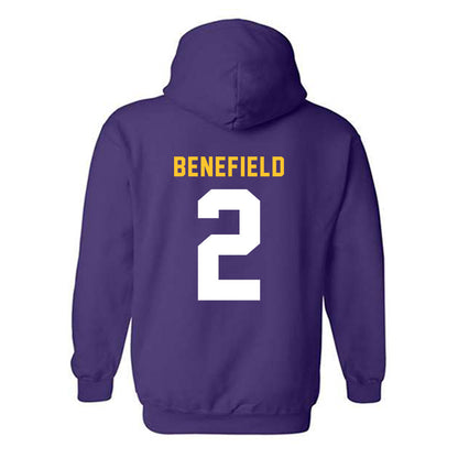 LSU - NCAA Football : Ty Benefield - Classic Shersey Hooded Sweatshirt-1