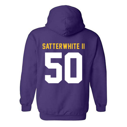 LSU - NCAA Football : William Satterwhite II - Classic Shersey Hooded Sweatshirt-1