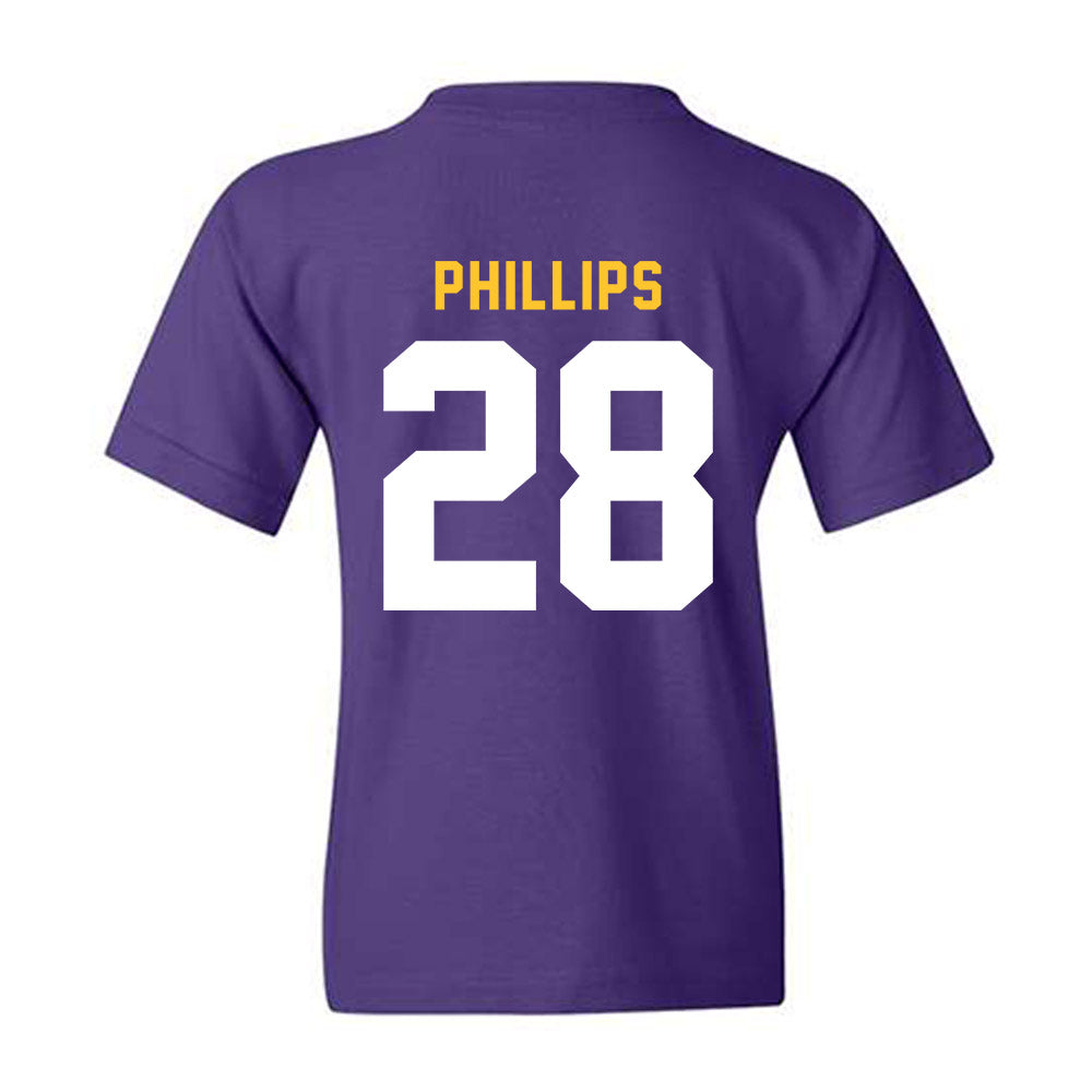 LSU - NCAA Softball : Jada Phillips - Classic Shersey Youth T-Shirt-1