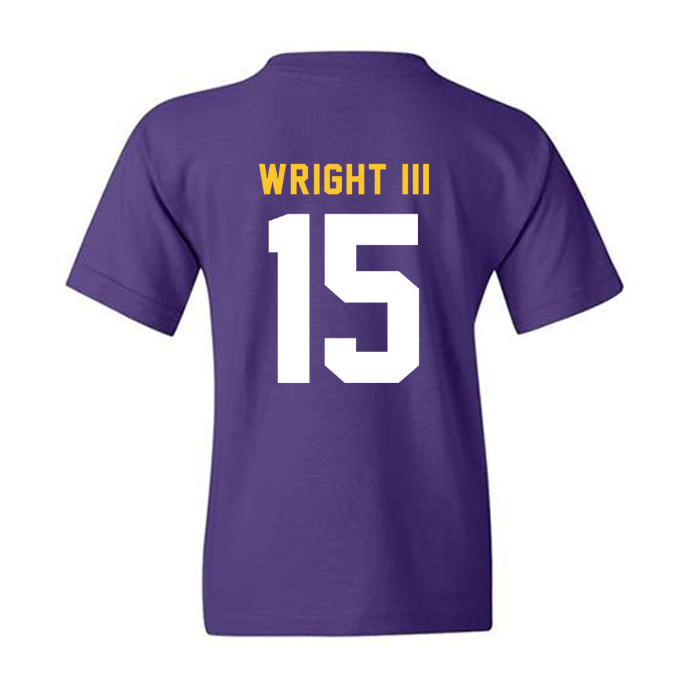 LSU - NCAA Football : Phillip Wright III - Classic Shersey Youth T-Shirt-1