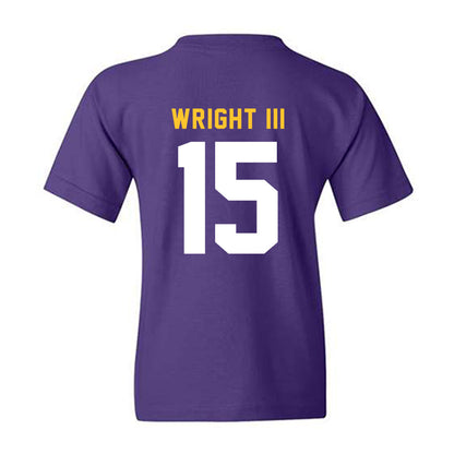 LSU - NCAA Football : Phillip Wright III - Classic Shersey Youth T-Shirt-1