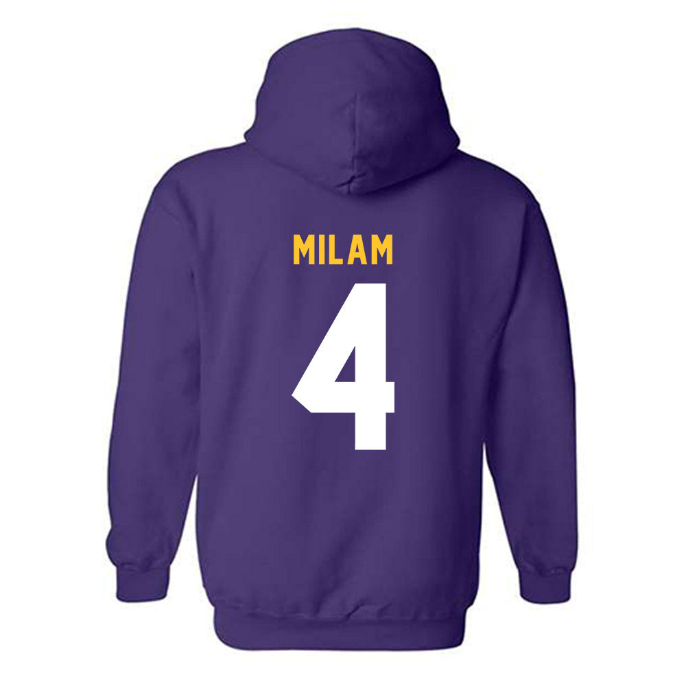 LSU - NCAA Baseball : Steven Milam - Hooded Sweatshirt