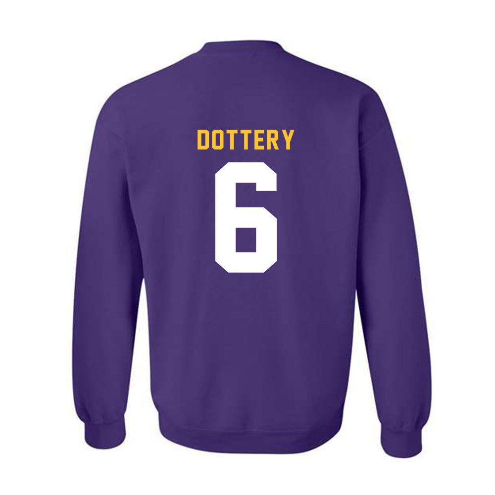 LSU - NCAA Football : Tj Dottery - Classic Shersey Crewneck Sweatshirt-1