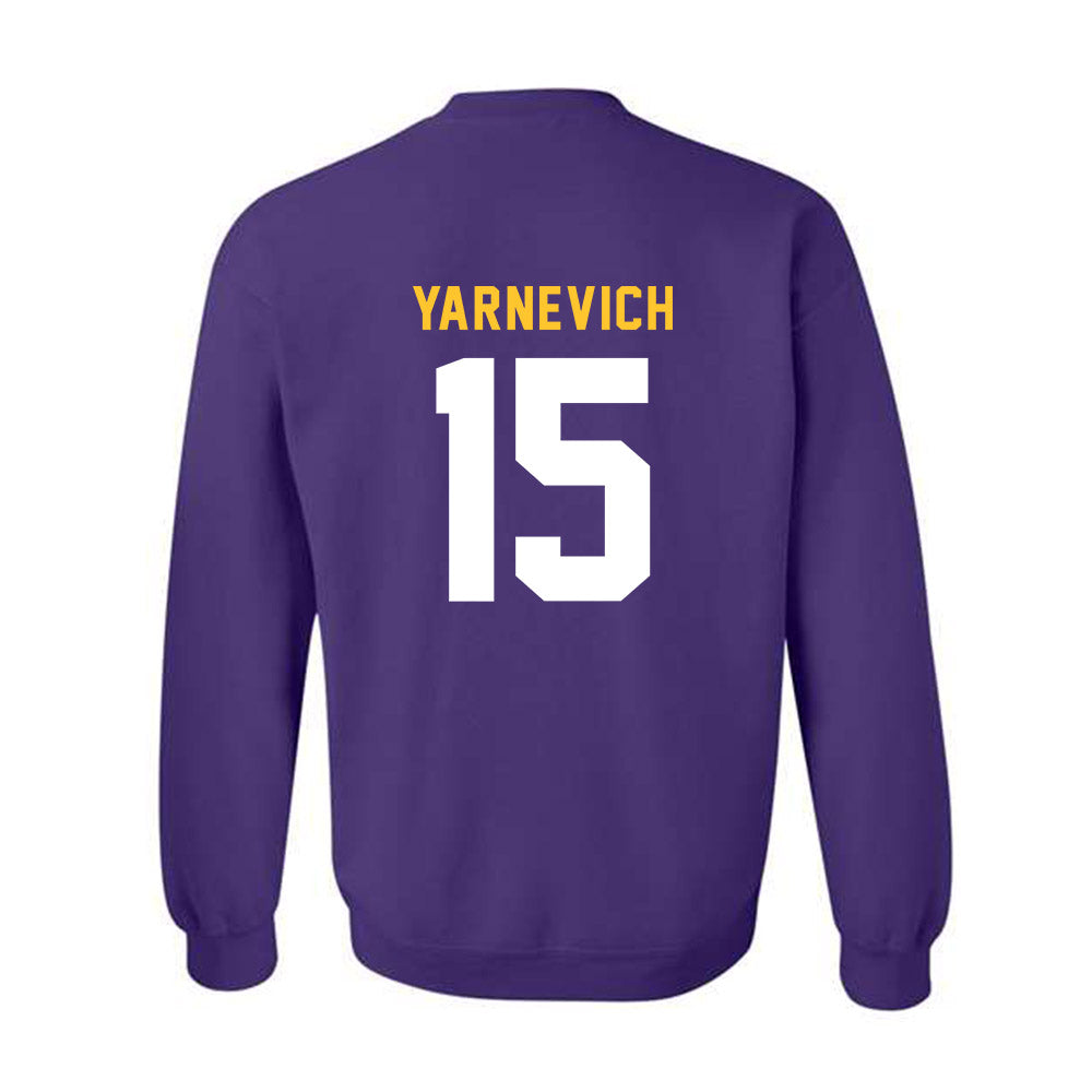 LSU - NCAA Women's Basketball : Meghan Yarnevich - Classic Shersey Crewneck Sweatshirt-1