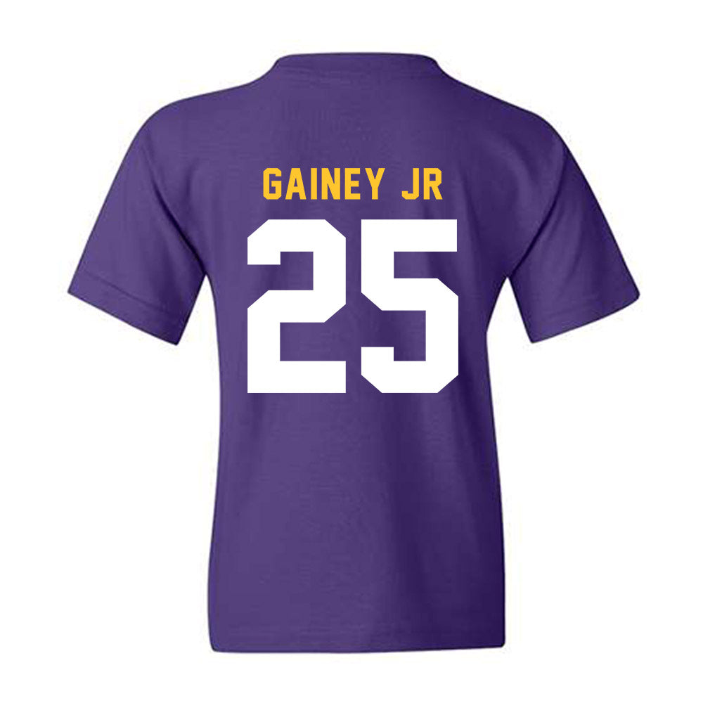 LSU - NCAA Football : Rod Gainey jr - Classic Shersey Youth T-Shirt-1