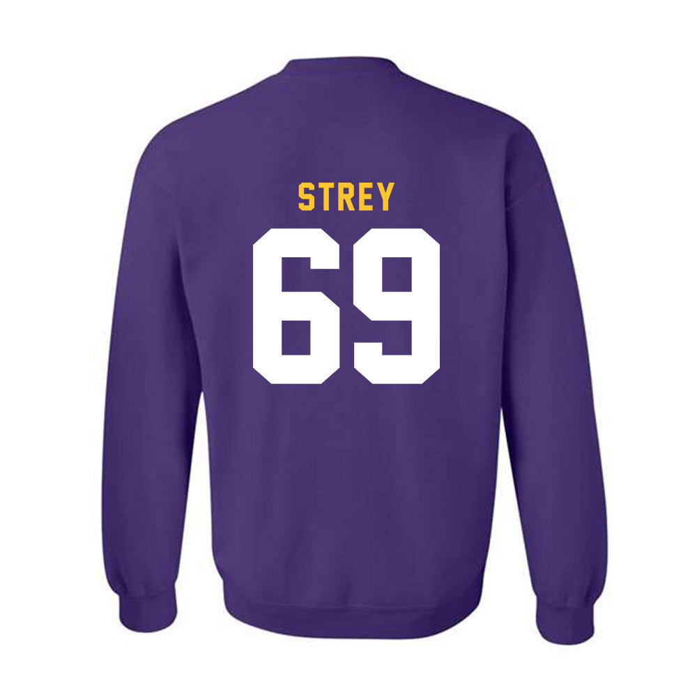 LSU - NCAA Football : Darrin Strey - Classic Shersey Crewneck Sweatshirt-1