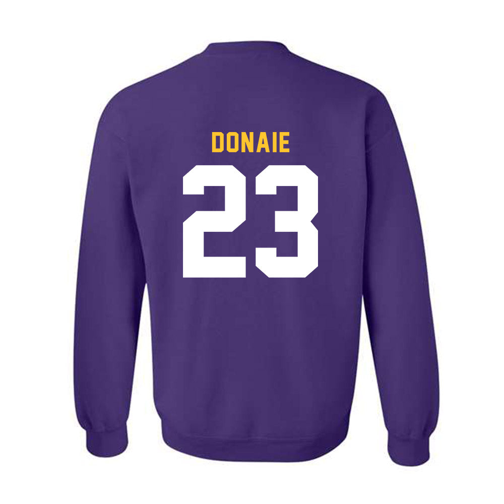 LSU - NCAA Women's Volleyball : Sanaa Donaie - Classic Shersey Crewneck Sweatshirt-1