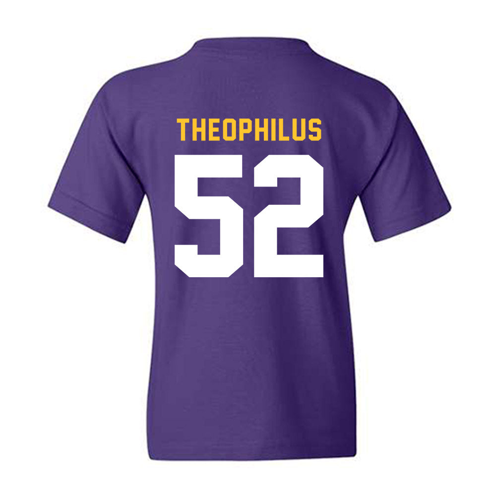 LSU - NCAA Baseball : Zion Theophilus - Classic Shersey Youth T-Shirt-1
