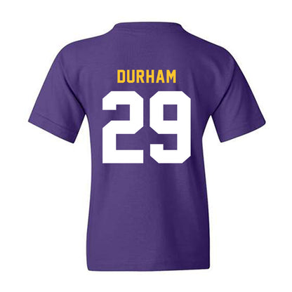 LSU - NCAA Football : Caden Durham - Classic Shersey Youth T-Shirt-1