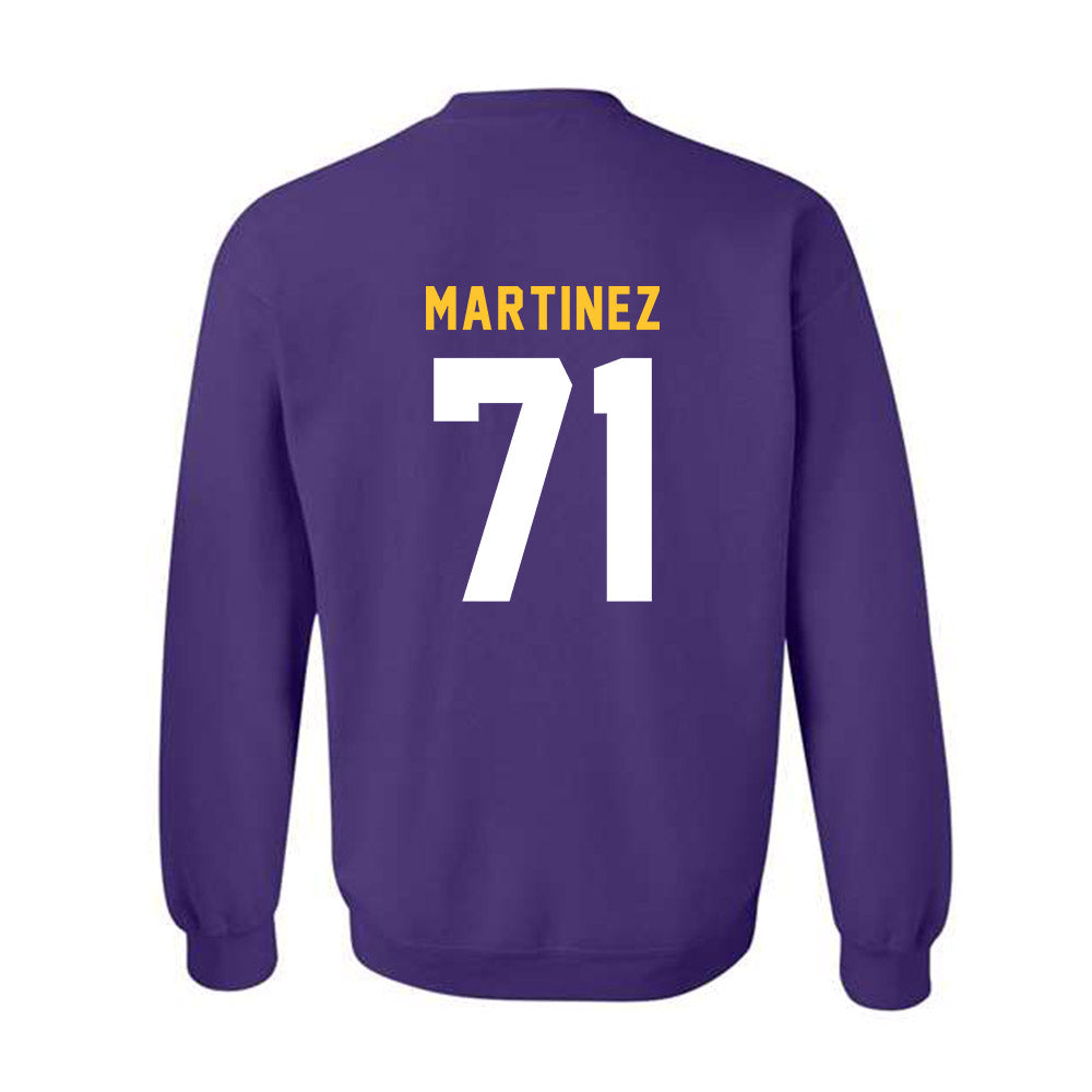 LSU - NCAA Football : Brysten Martinez - Classic Shersey Crewneck Sweatshirt-1
