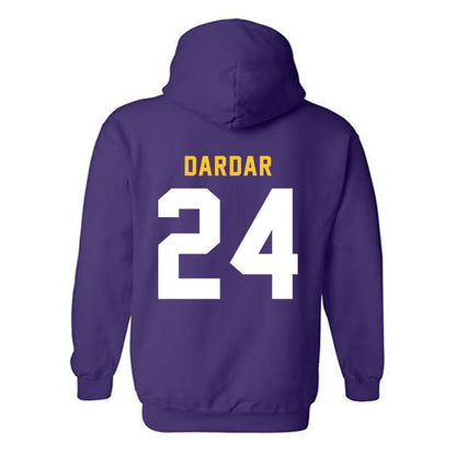 LSU - NCAA Baseball : Seth Dardar - Classic Shersey Hooded Sweatshirt-1