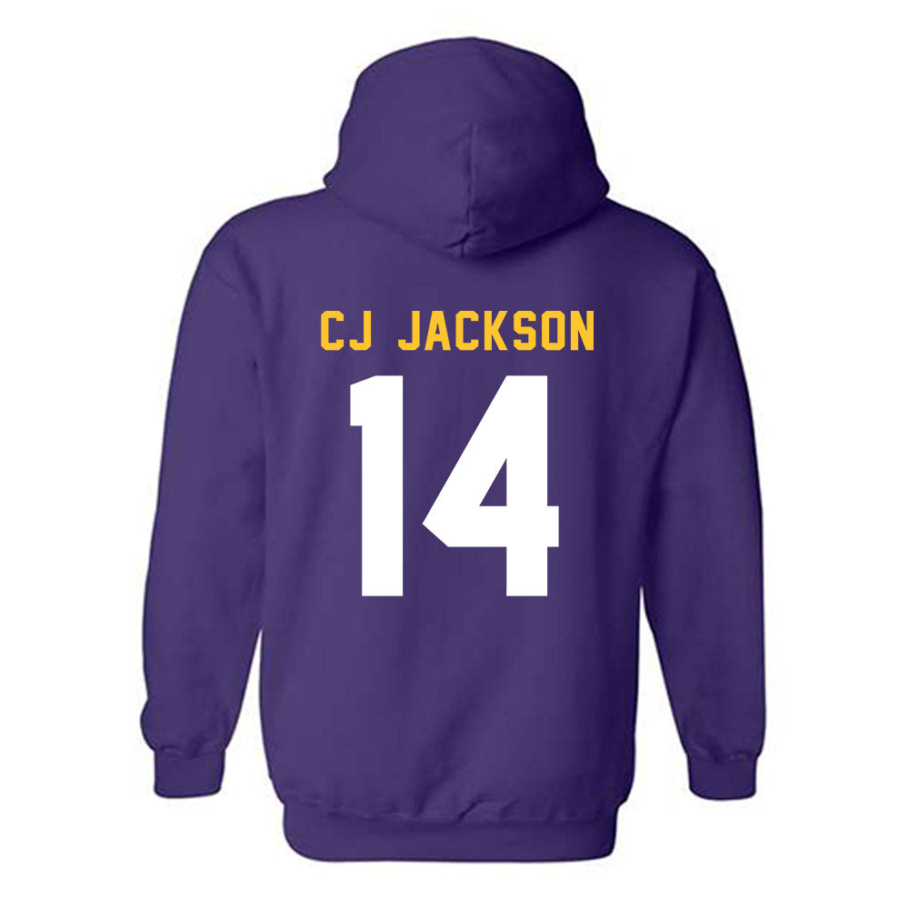 LSU - NCAA Football : Christopher "CJ" Jackson - Classic Shersey Hooded Sweatshirt-1