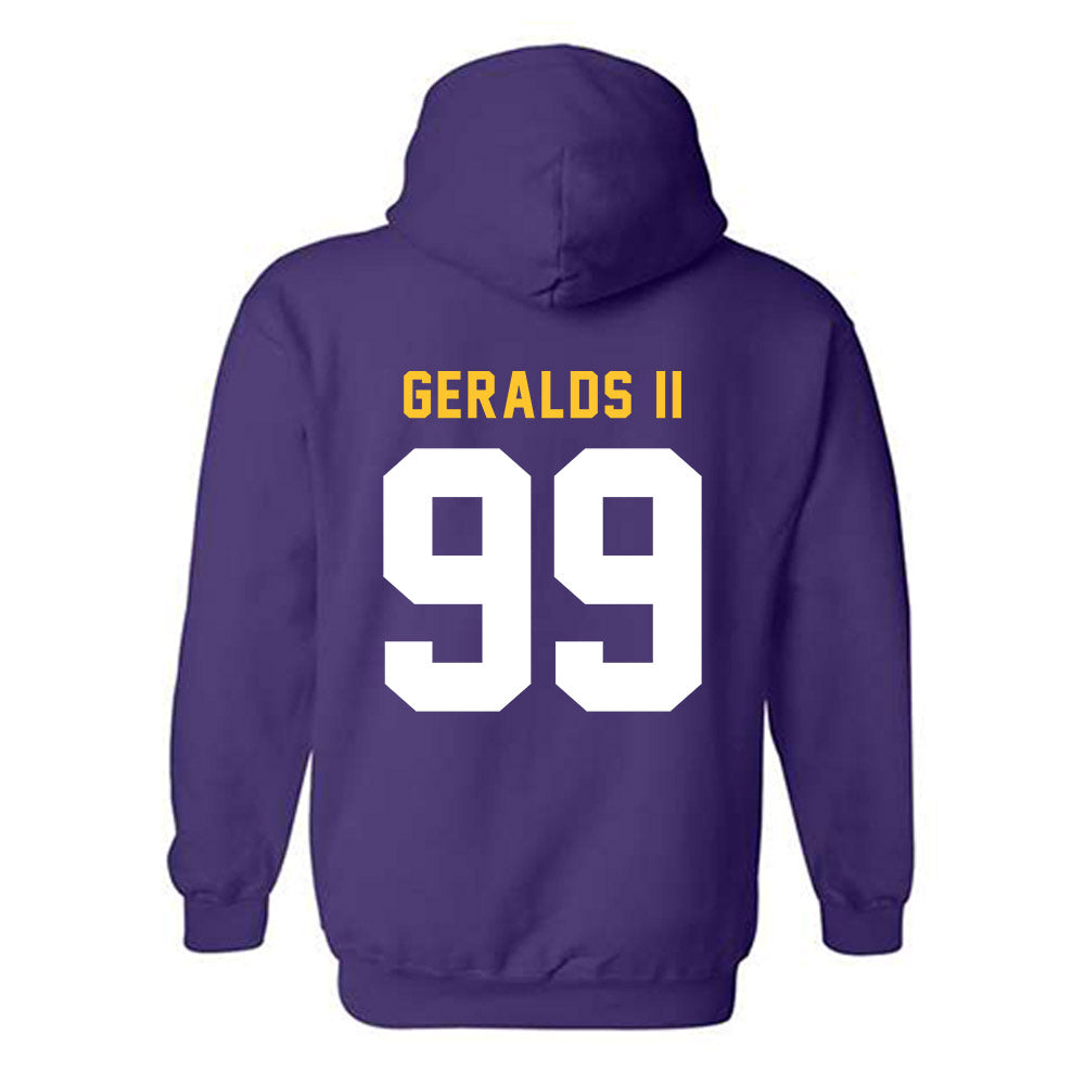 LSU - NCAA Football : Daverin Geralds II - Classic Shersey Hooded Sweatshirt-1