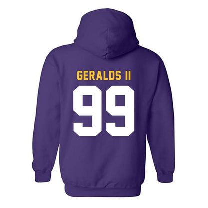 LSU - NCAA Football : Daverin Geralds II - Classic Shersey Hooded Sweatshirt-1
