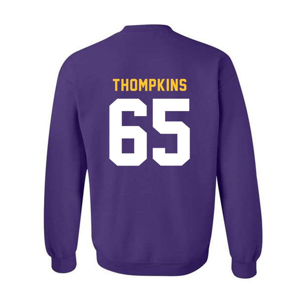 LSU - NCAA Football : Sean Thompkins - Classic Shersey Crewneck Sweatshirt-1