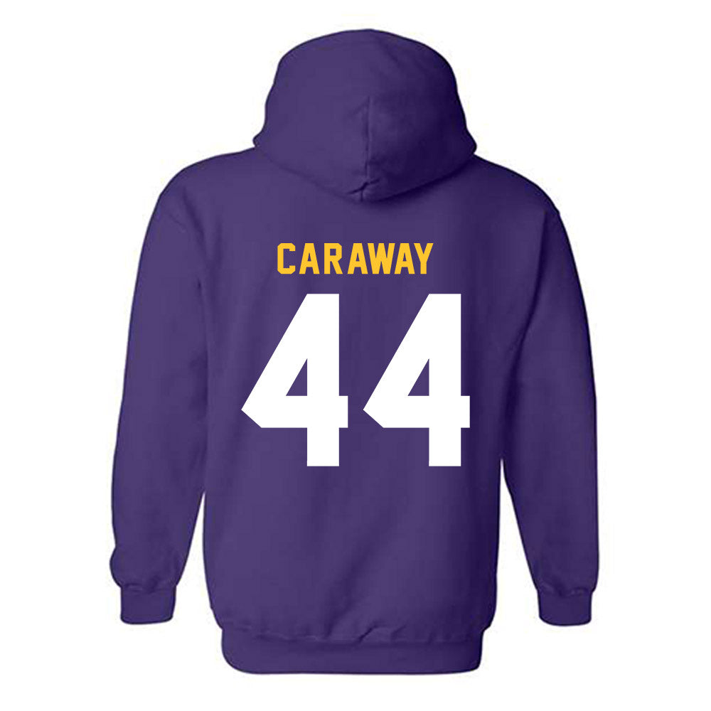 LSU - NCAA Baseball : Trent Caraway - Classic Shersey Hooded Sweatshirt-1