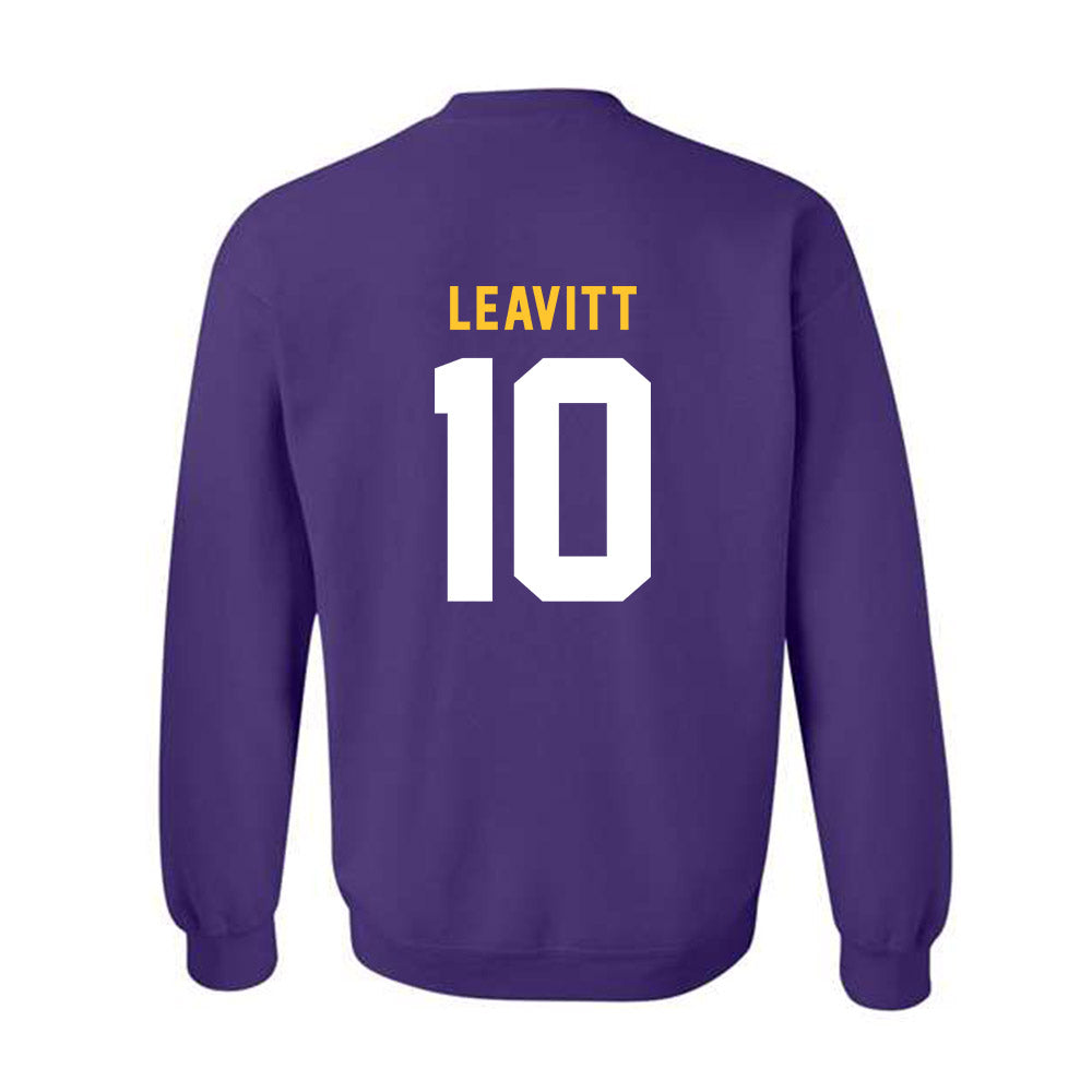 LSU - NCAA Football : Sam Leavitt - Classic Shersey Crewneck Sweatshirt-1