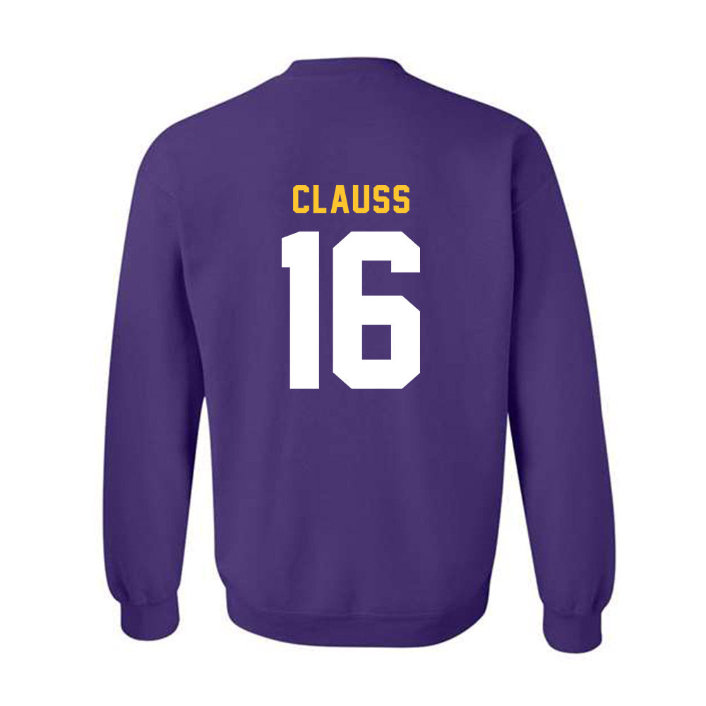 LSU - NCAA Baseball : Ethan Clauss - Classic Shersey Crewneck Sweatshirt-1
