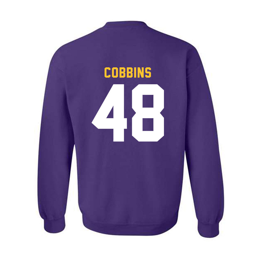 LSU - NCAA Football : Kolaj Cobbins - Classic Shersey Crewneck Sweatshirt-1