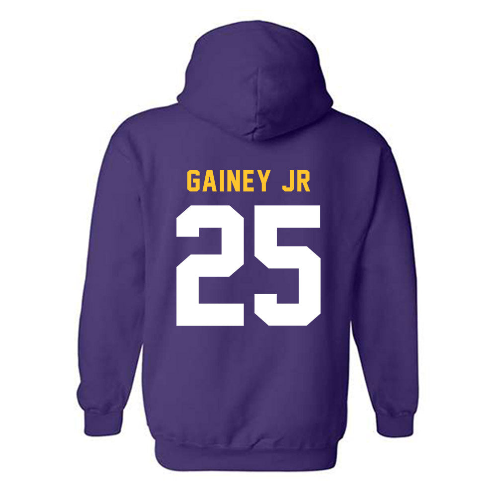 LSU - NCAA Football : Rod Gainey jr - Classic Shersey Hooded Sweatshirt-1