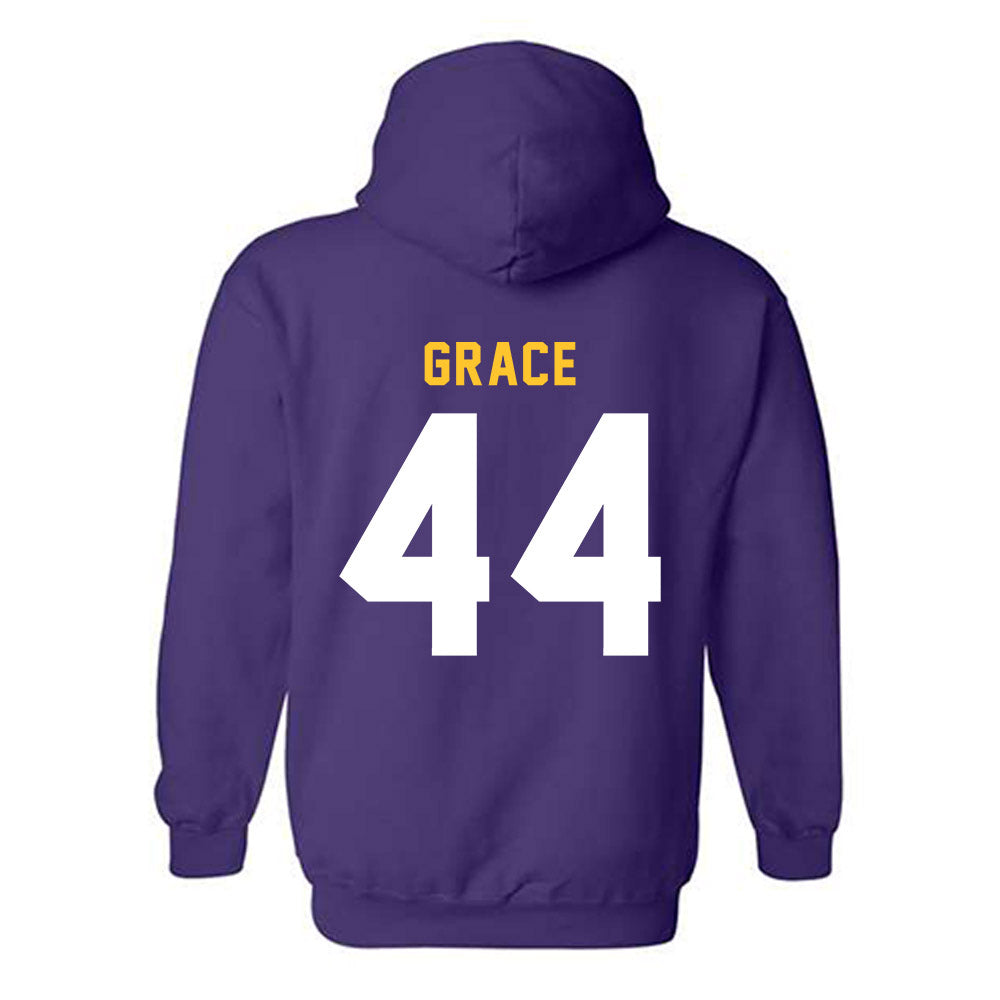 LSU - NCAA Football : Zach Grace - Classic Shersey Hooded Sweatshirt-1