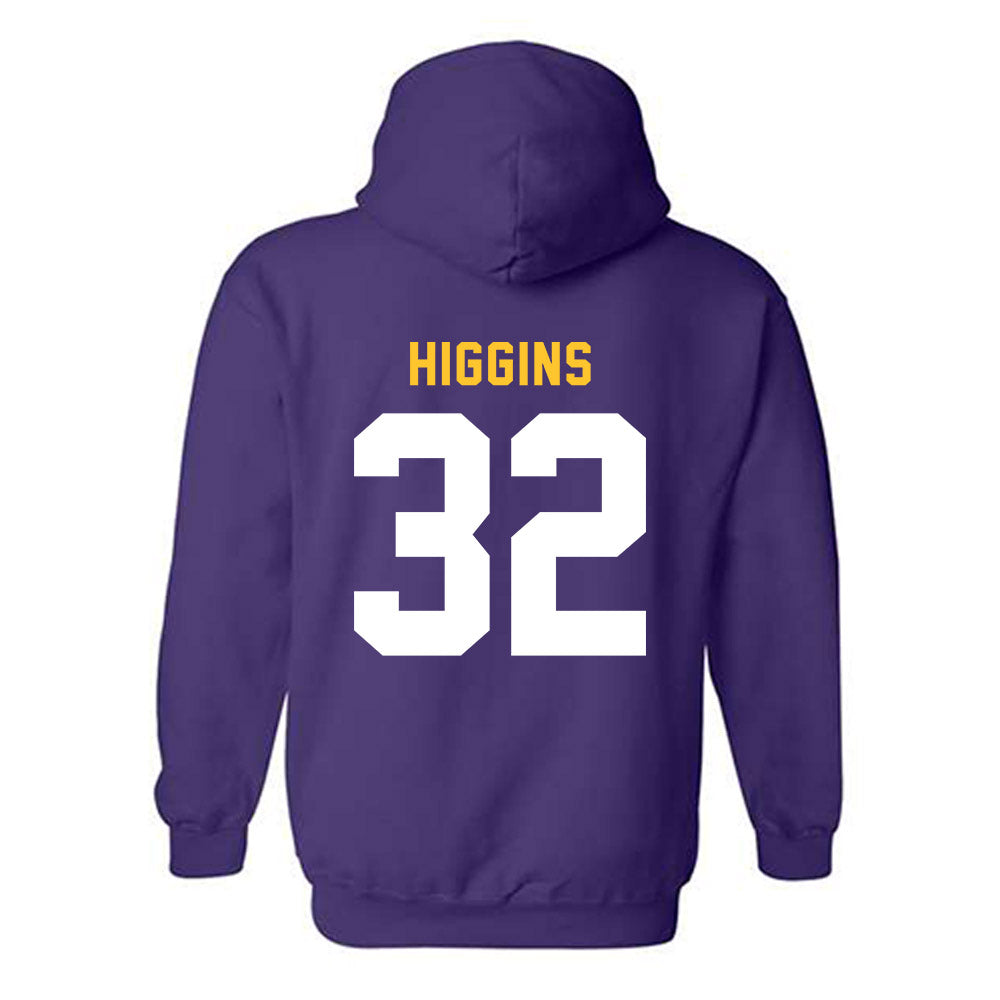 LSU - NCAA Football : Gavin Higgins - Classic Shersey Hooded Sweatshirt-1