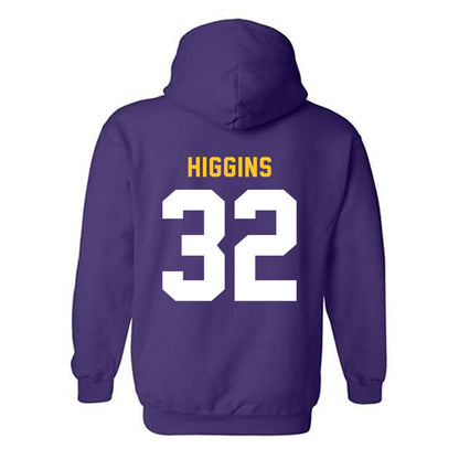 LSU - NCAA Football : Gavin Higgins - Classic Shersey Hooded Sweatshirt-1