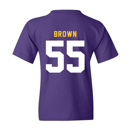 LSU - NCAA Football : Lamar Brown - Classic Shersey Youth T-Shirt-1