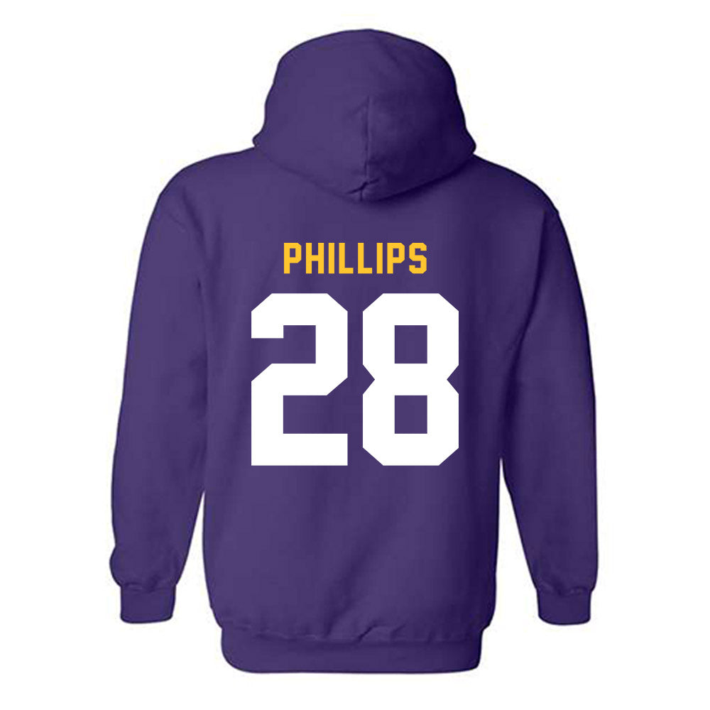 LSU - NCAA Softball : Jada Phillips - Classic Shersey Hooded Sweatshirt-1