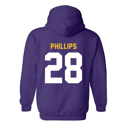 LSU - NCAA Softball : Jada Phillips - Classic Shersey Hooded Sweatshirt-1