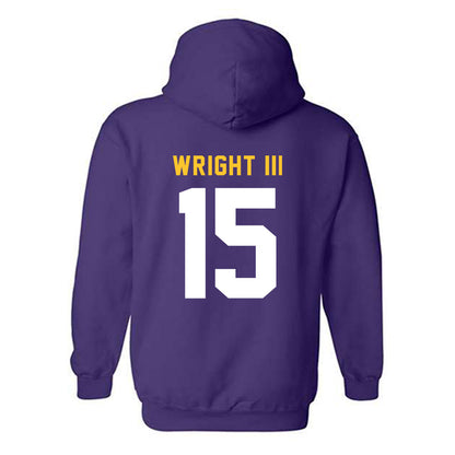 LSU - NCAA Football : Phillip Wright III - Classic Shersey Hooded Sweatshirt-1